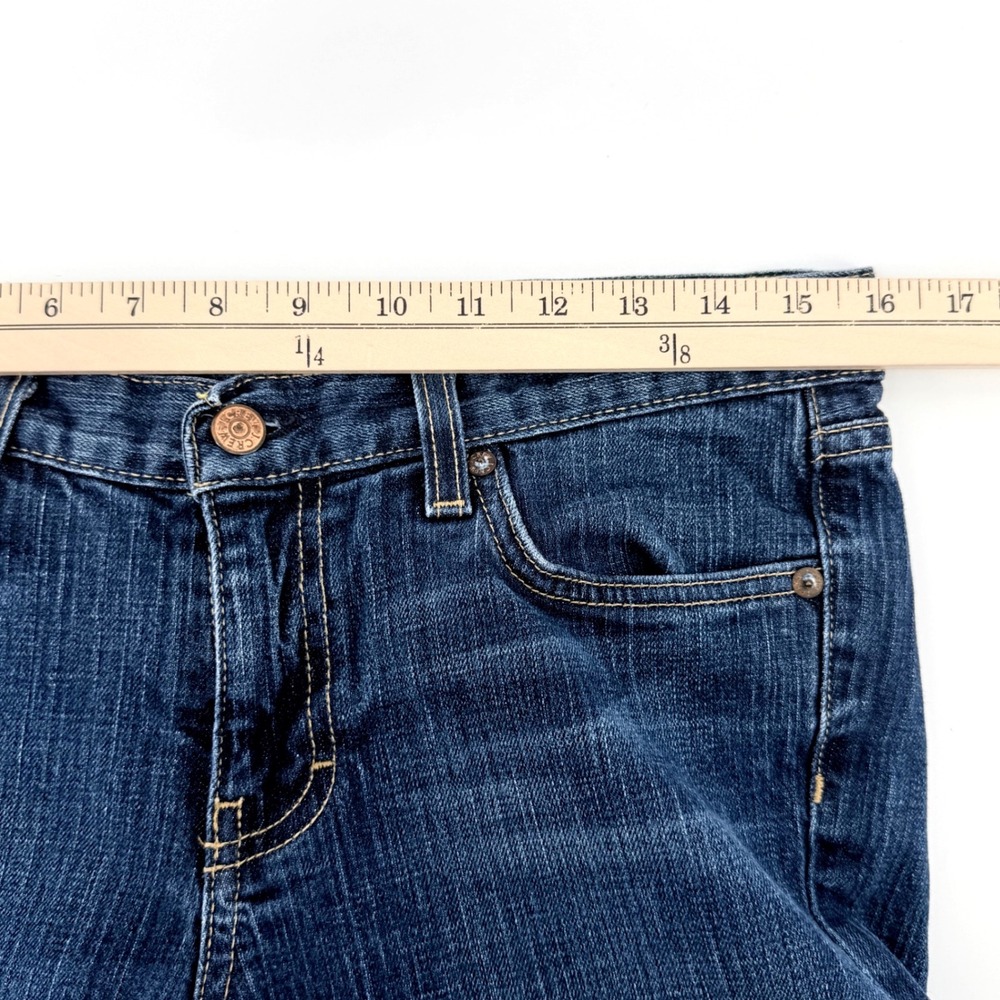 J.Crew Bootcut Jeans Women 30S Blue Excellent Stretch Made in USA - Picture 8 of 12